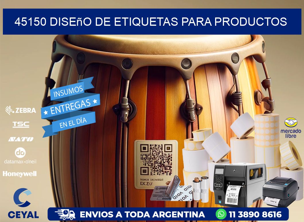 45150 Diseño de etiquetas para productos