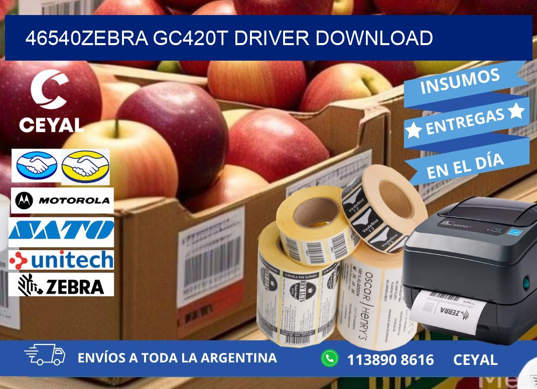 46540Zebra GC420t driver download