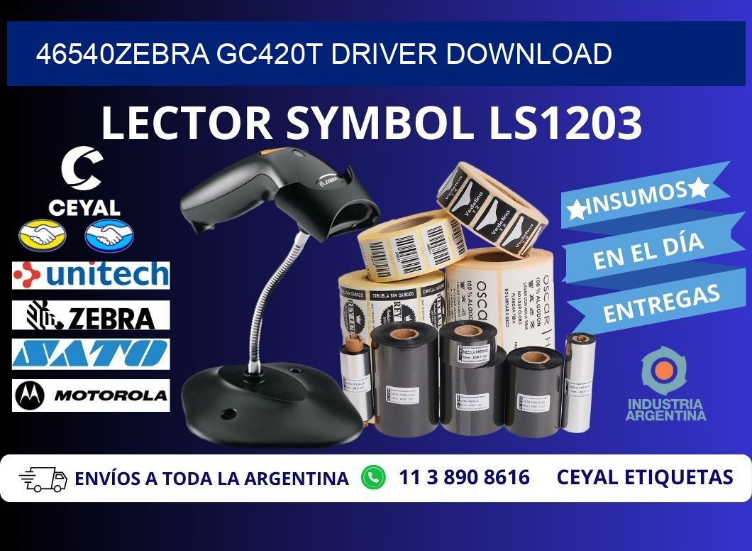 46540Zebra GC420t driver download