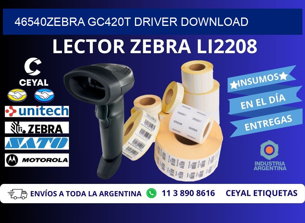 46540Zebra GC420t driver download
