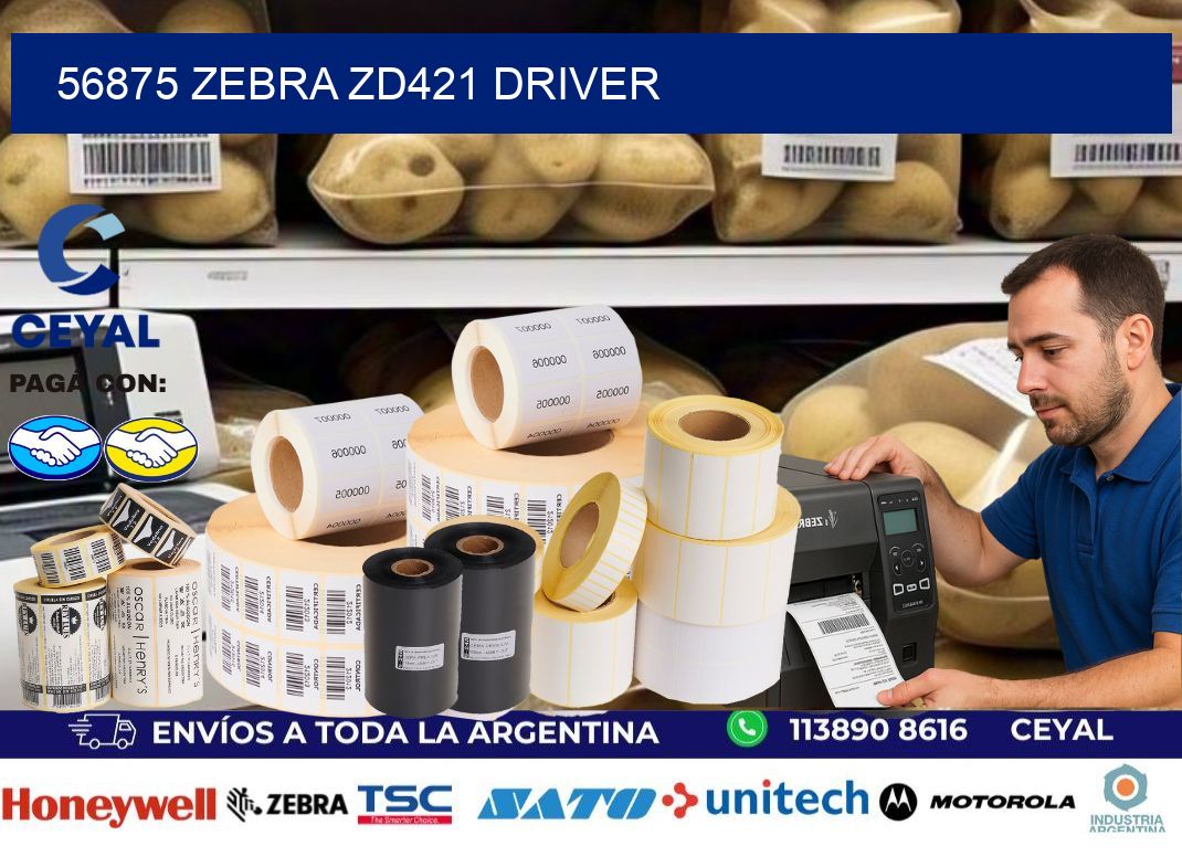 56875 Zebra ZD421 driver