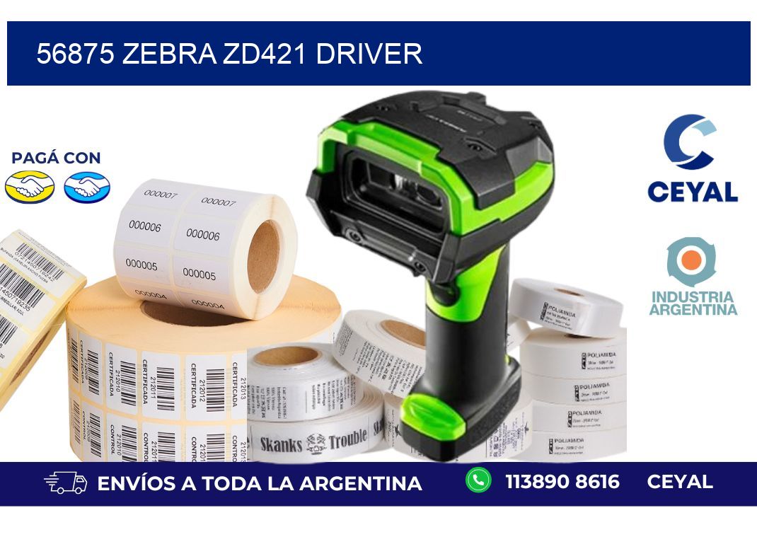 56875 Zebra ZD421 driver