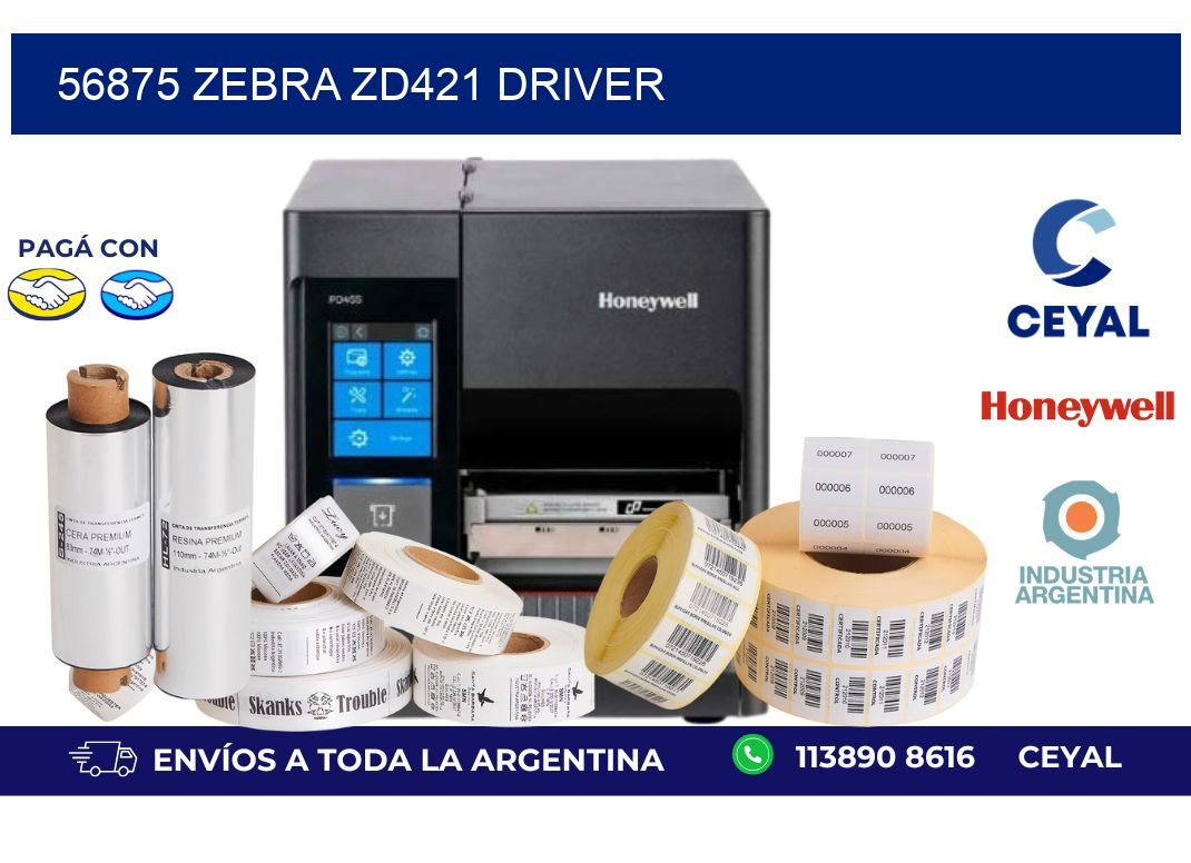 56875 Zebra ZD421 driver