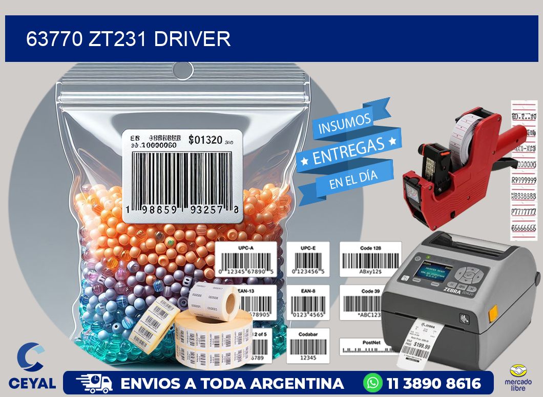 63770 ZT231 driver