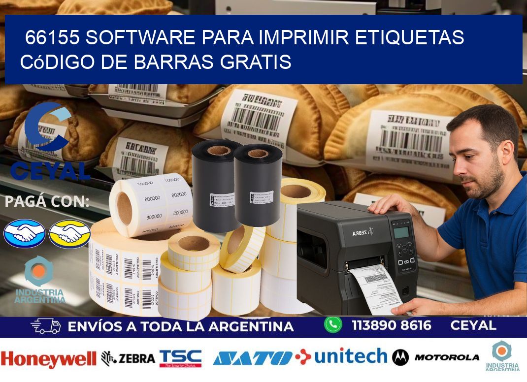 66155 Software para imprimir etiquetas código de barras gratis
