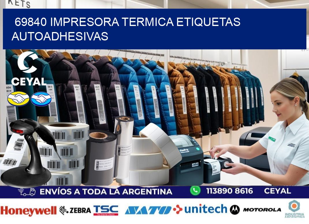 69840 Impresora termica etiquetas autoadhesivas