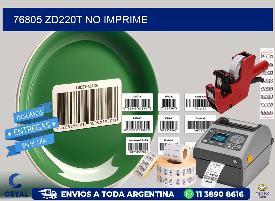 76805 ZD220t no imprime