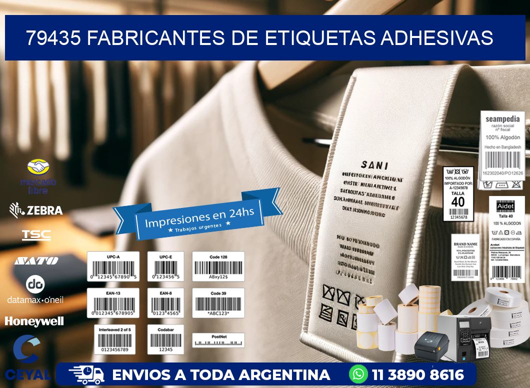 79435 Fabricantes de etiquetas adhesivas