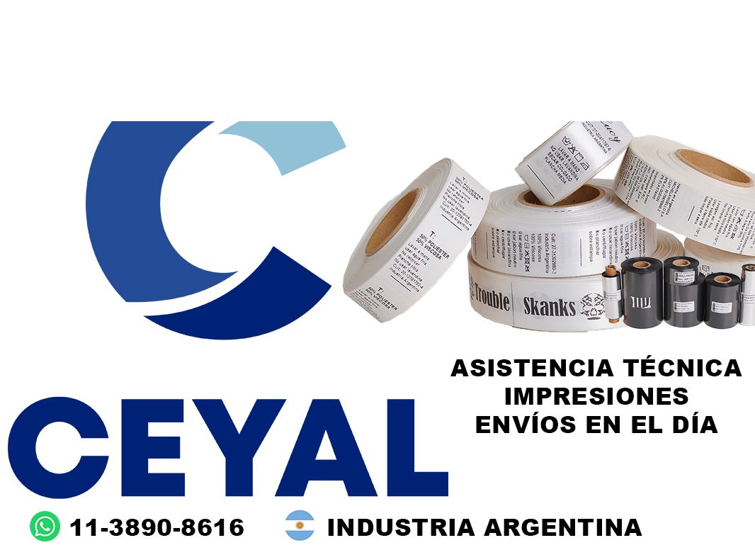 8040 Etiquetas en rollo para grandes tiradas