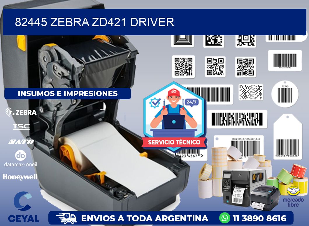 82445 Zebra ZD421 driver