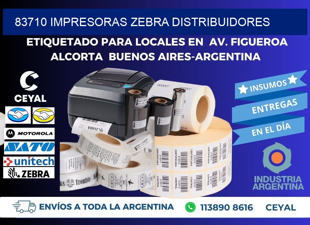 83710 impresoras Zebra distribuidores