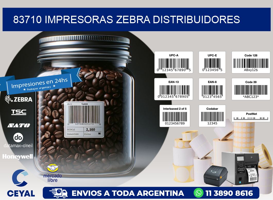 83710 impresoras Zebra distribuidores