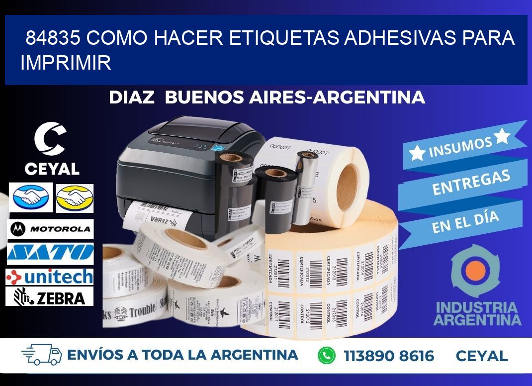 84835 Como hacer etiquetas adhesivas para imprimir