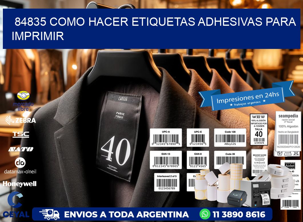84835 Como hacer etiquetas adhesivas para imprimir