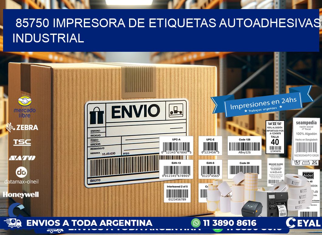 85750 Impresora de etiquetas autoadhesivas industrial