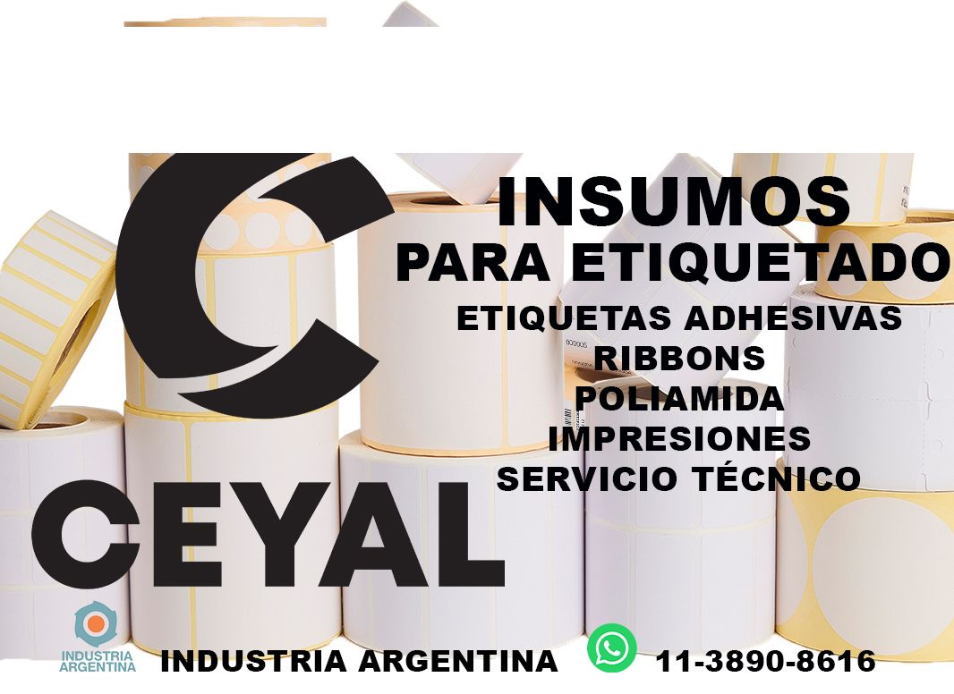 8695 Etiquetas en rollo para grandes tiradas