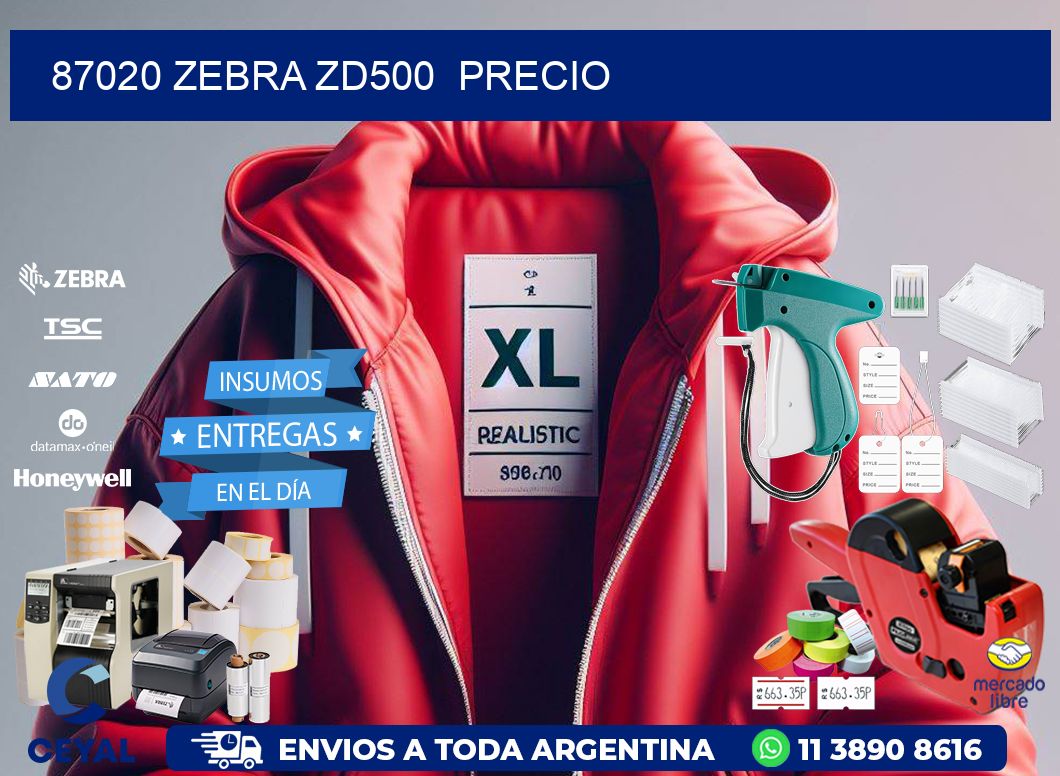 87020 Zebra ZD500  precio