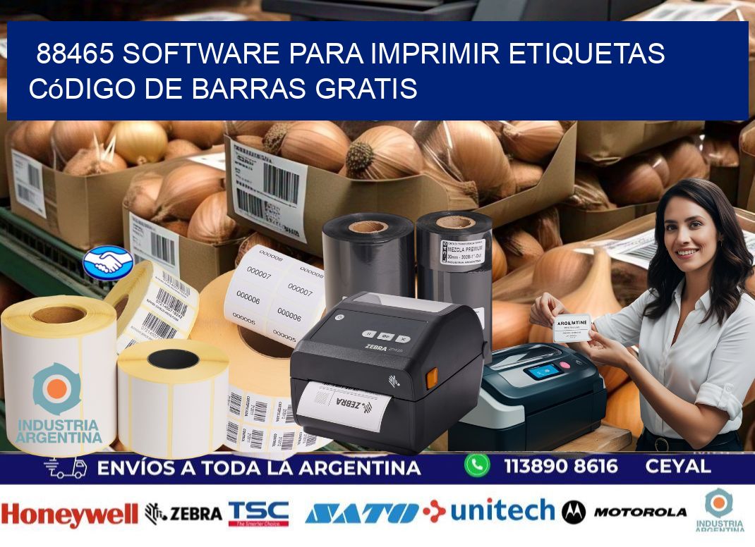 88465 Software para imprimir etiquetas código de barras gratis