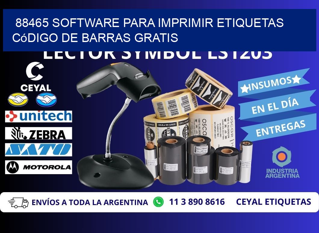 88465 Software para imprimir etiquetas código de barras gratis