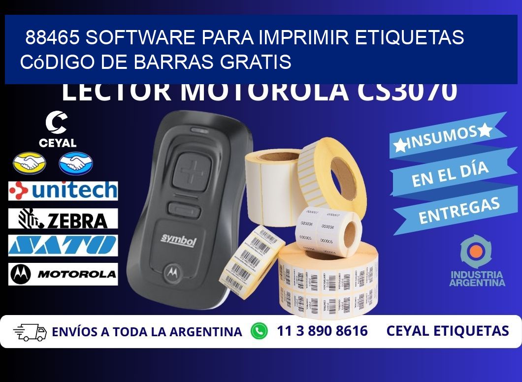 88465 Software para imprimir etiquetas código de barras gratis