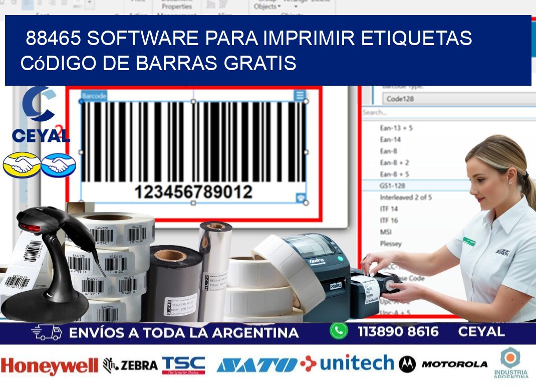 88465 Software para imprimir etiquetas código de barras gratis