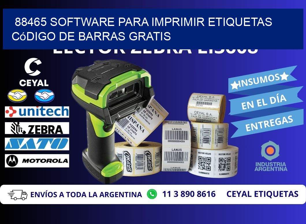 88465 Software para imprimir etiquetas código de barras gratis