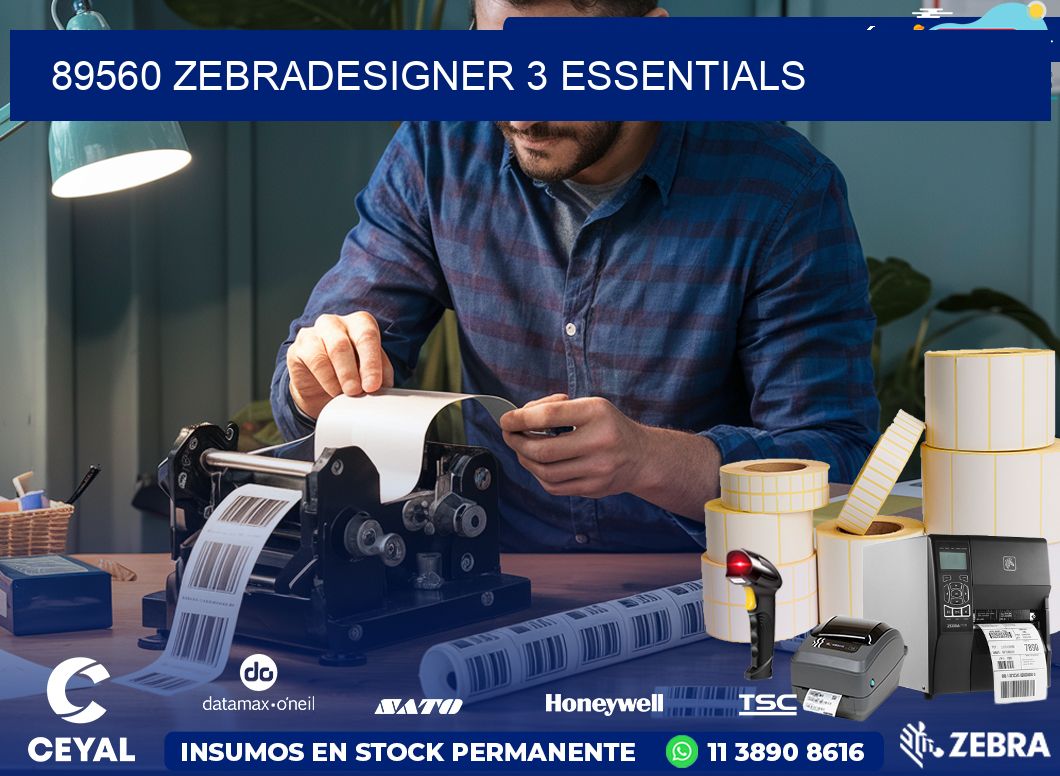 89560 ZebraDesigner 3 Essentials