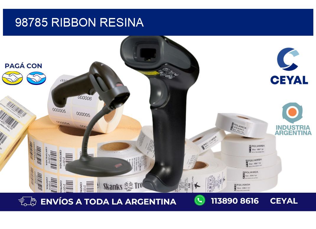 98785 Ribbon resina