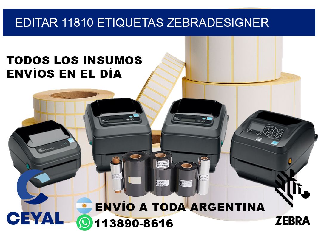 EDITAR 11810 ETIQUETAS ZEBRADESIGNER
