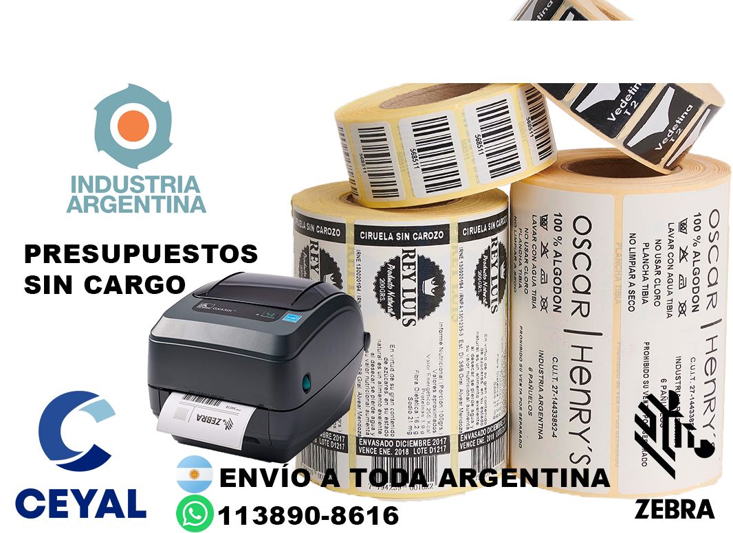 etiquetas personalizada  30 x 31 x 1000
