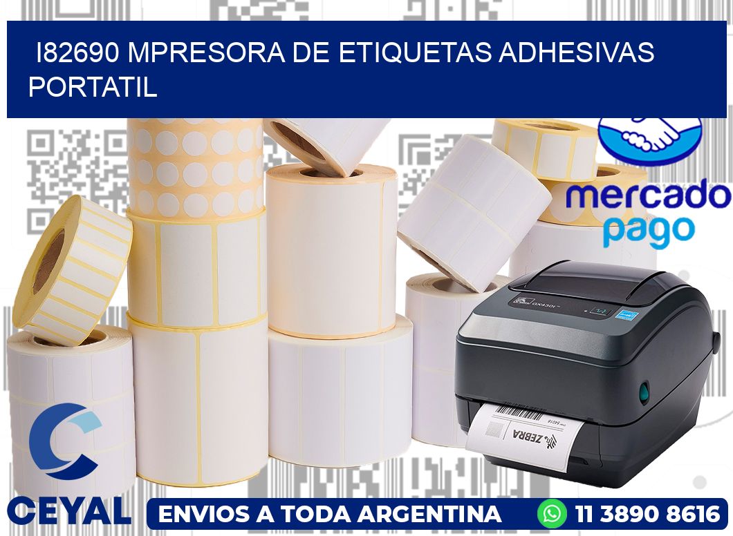 i82690 mpresora de etiquetas adhesivas portatil