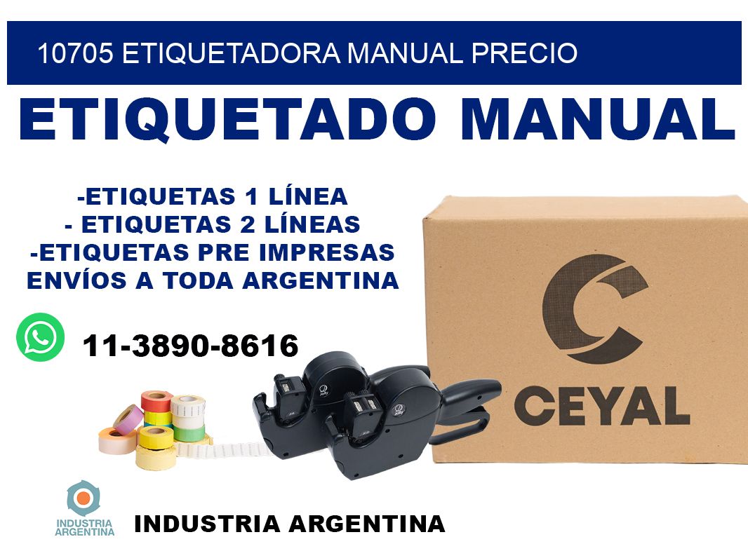 10705 etiquetadora manual precio