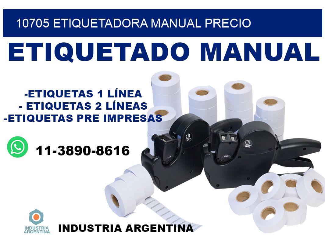 10705 etiquetadora manual precio