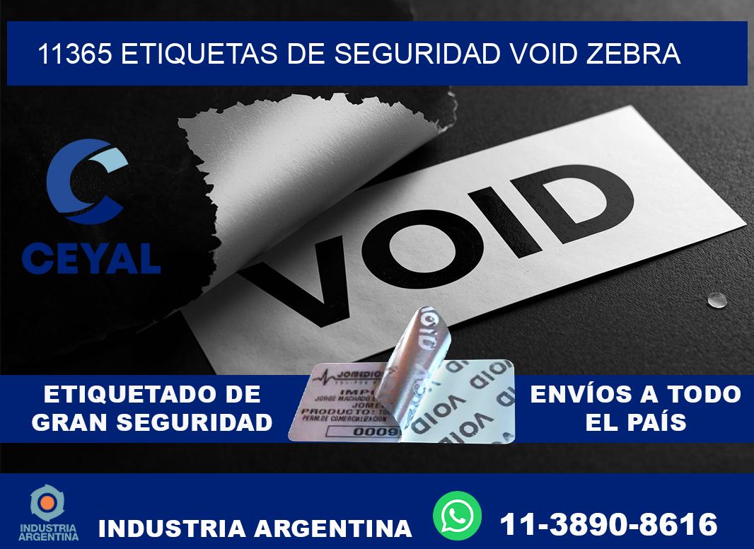 11365 etiquetas de seguridad void zebra