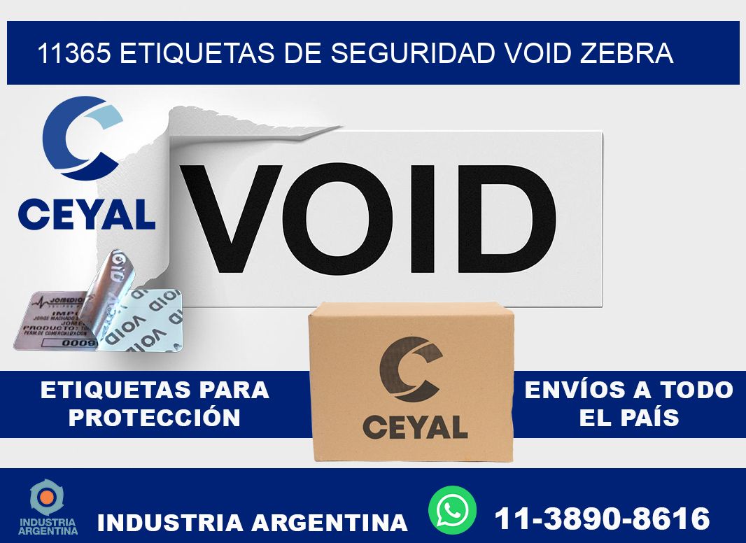 11365 etiquetas de seguridad void zebra