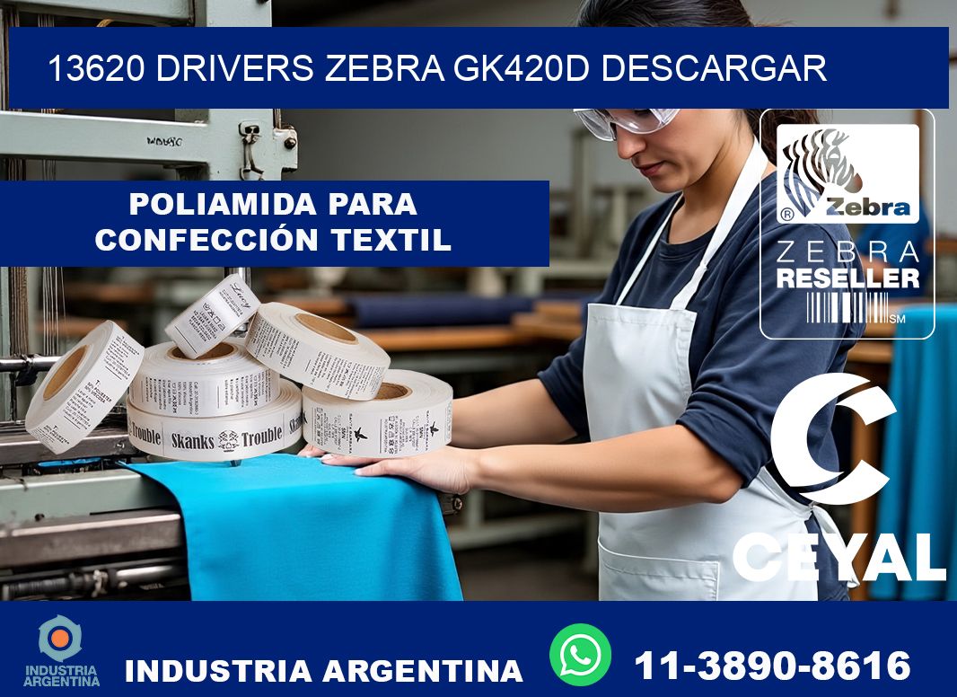 13620 drivers zebra gk420d descargar