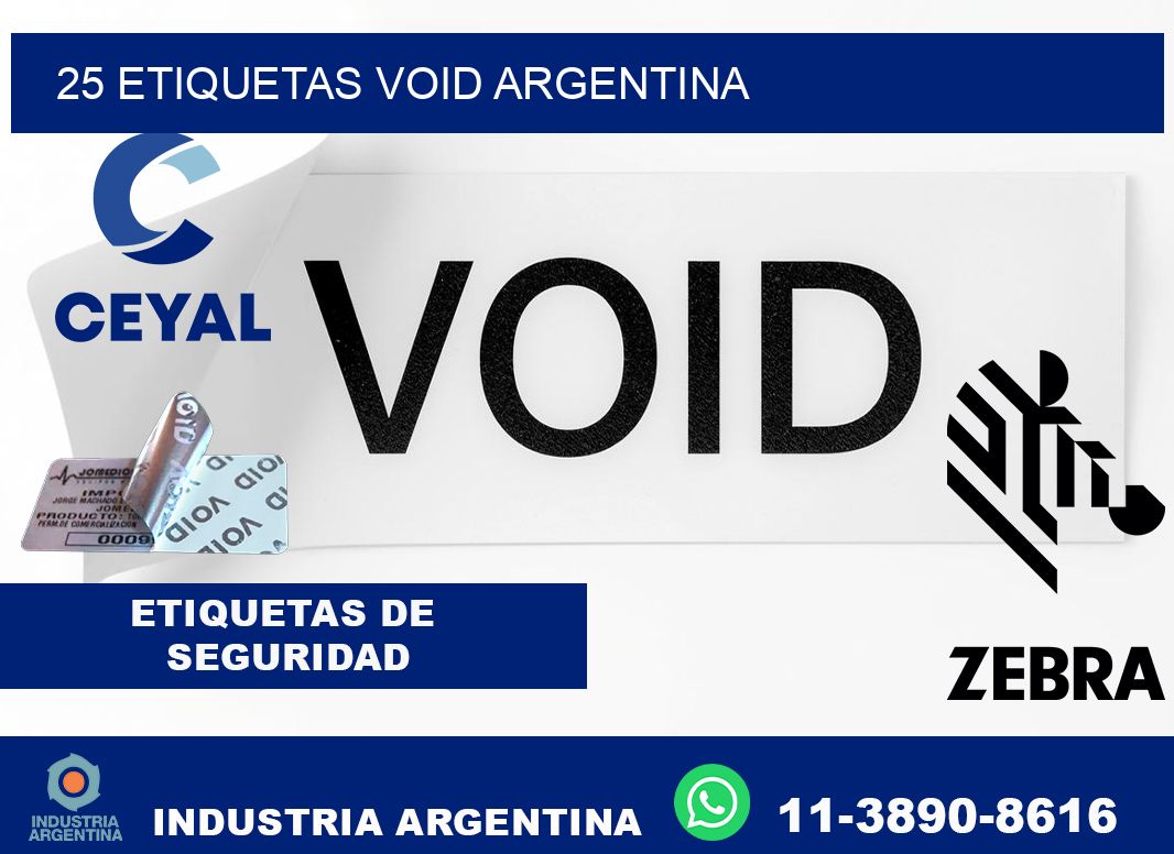 25 etiquetas void argentina