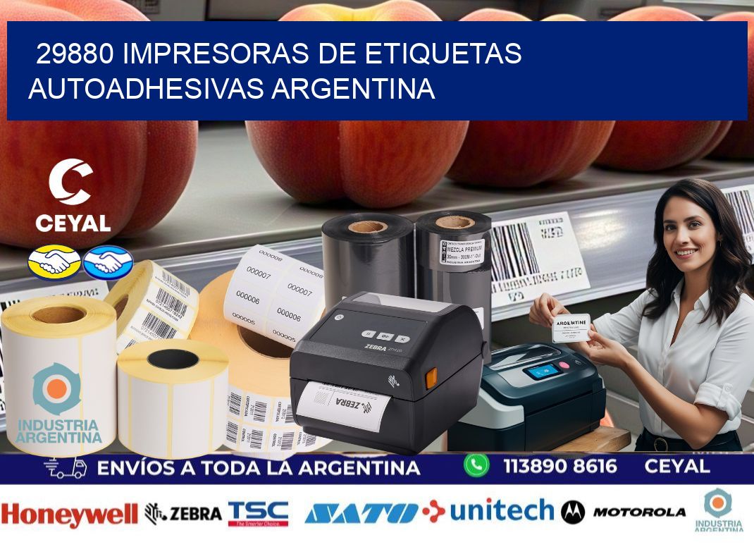 29880 Impresoras de etiquetas autoadhesivas argentina