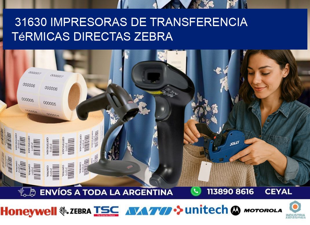 31630 impresoras de Transferencia  térmicas directas zebra