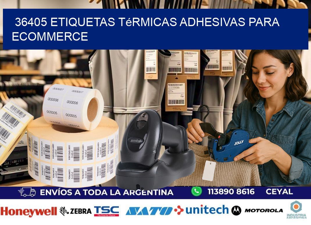 36405 etiquetas térmicas adhesivas para ecommerce