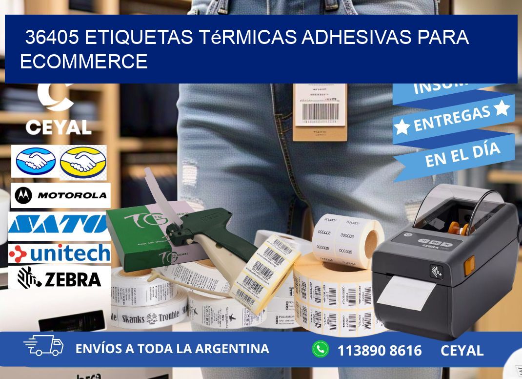 36405 etiquetas térmicas adhesivas para ecommerce