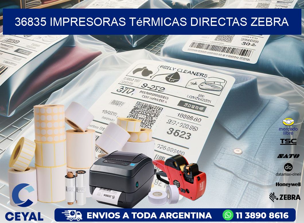 36835 impresoras térmicas directas zebra