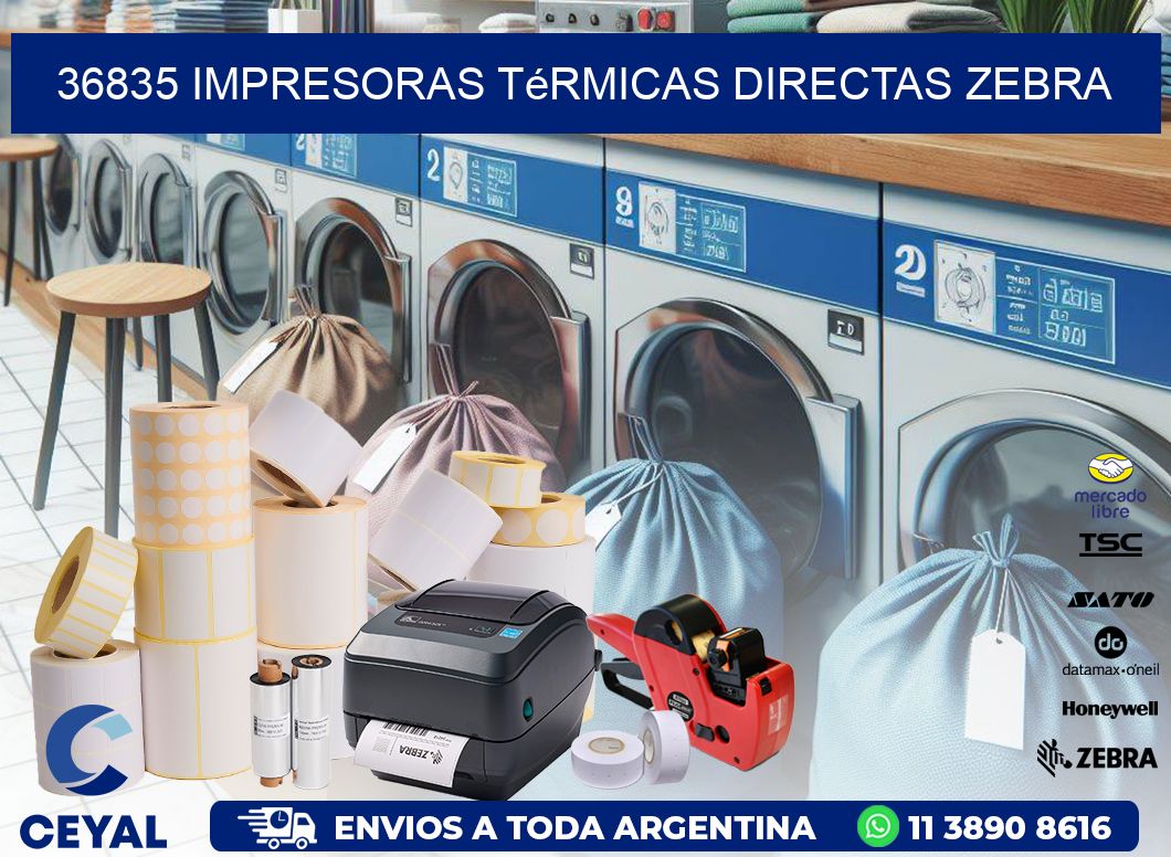 36835 impresoras térmicas directas zebra