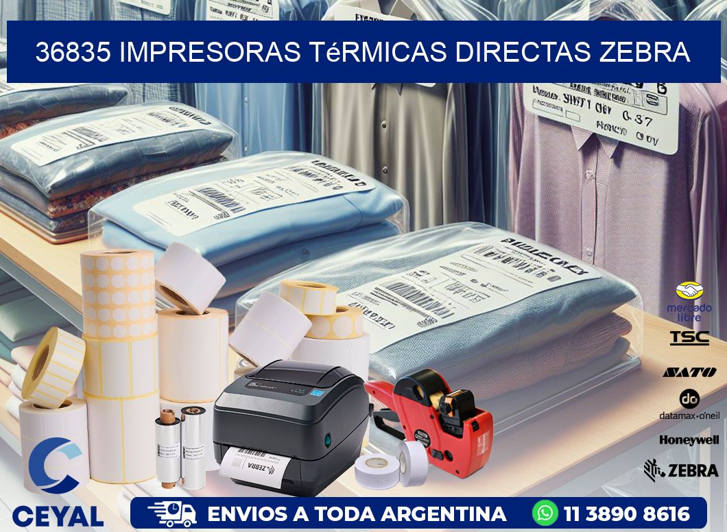 36835 impresoras térmicas directas zebra