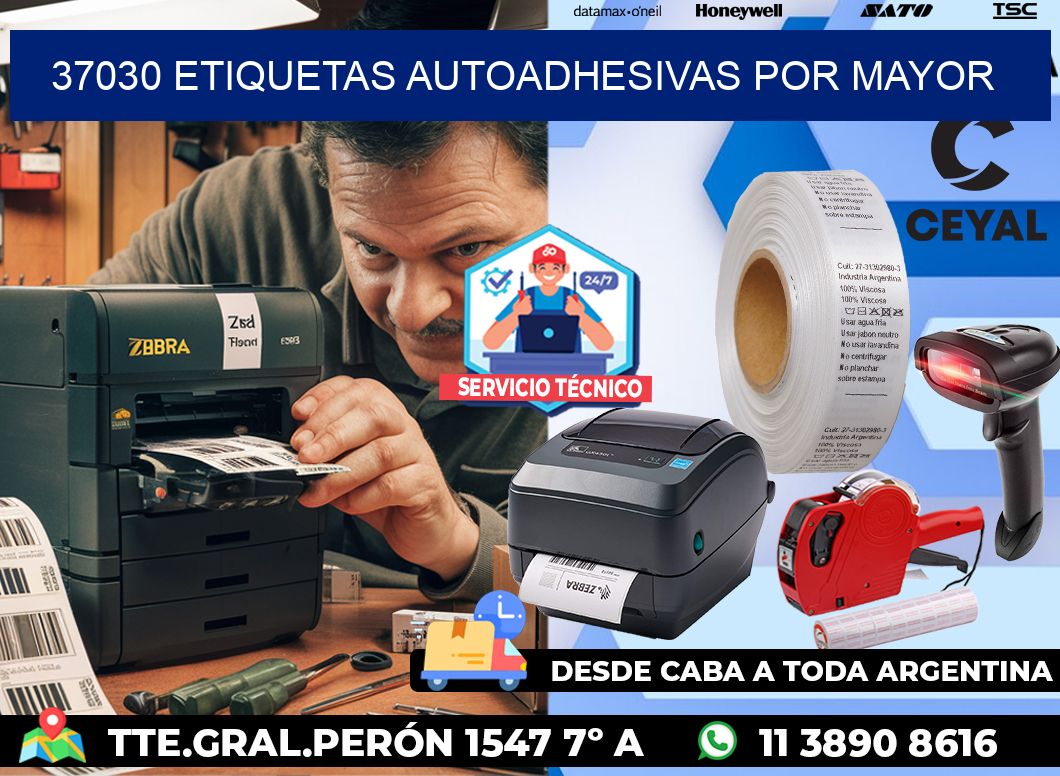 37030 etiquetas autoadhesivas por mayor