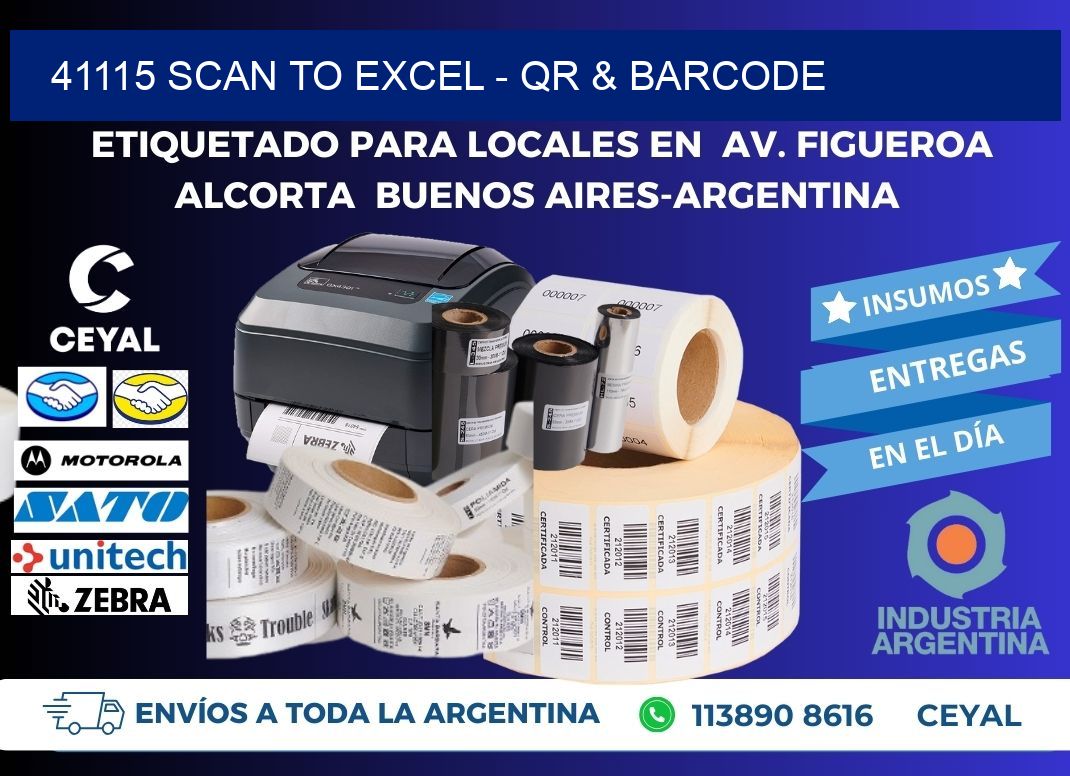 41115 Scan to Excel - QR & Barcode