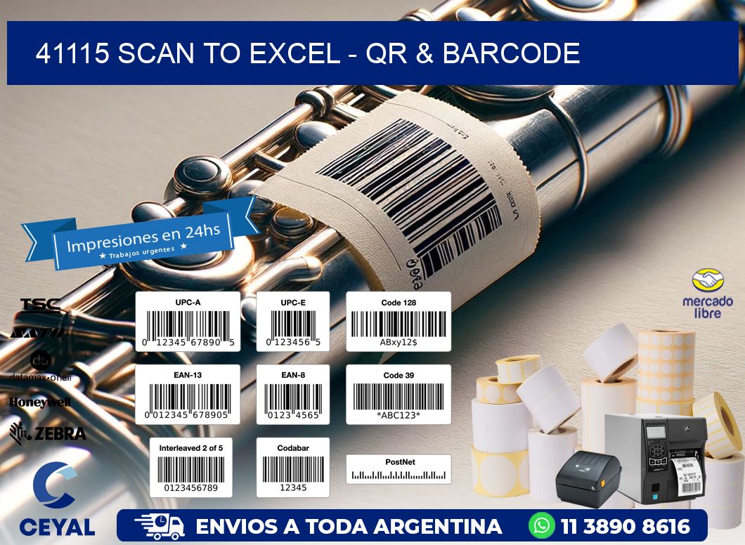 41115 Scan to Excel - QR & Barcode