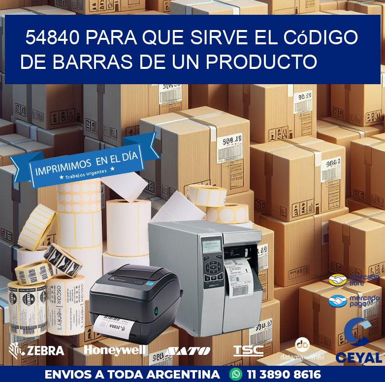 54840 Para que sirve el código de barras de un producto