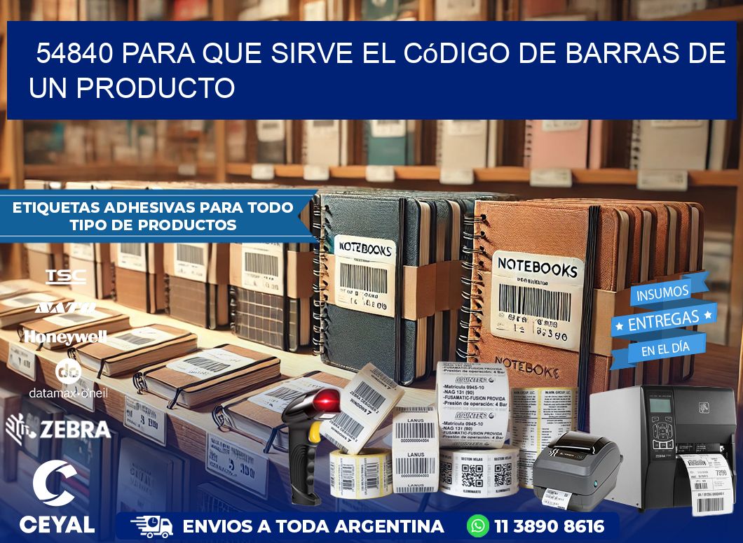 54840 Para que sirve el código de barras de un producto