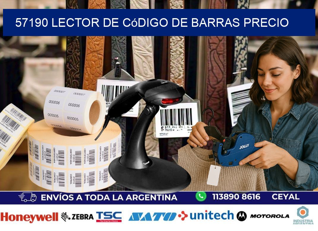 57190 Lector de código de barras precio
